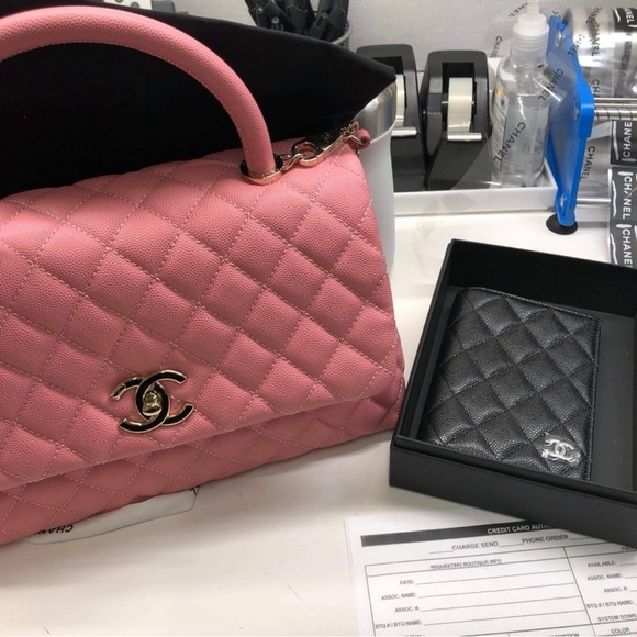 (SOLD) CHANEL COCO TOP HANDLE ROSE GHW - Picture 8 of 8